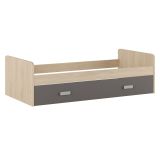 Cama Nido de Melamina Color Puccini Grafito