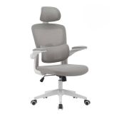 Silla de Oficina Ergonómica en Tejido 3D Gris