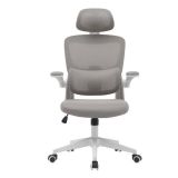 Silla de Oficina Ergonómica en Tejido 3D Gris