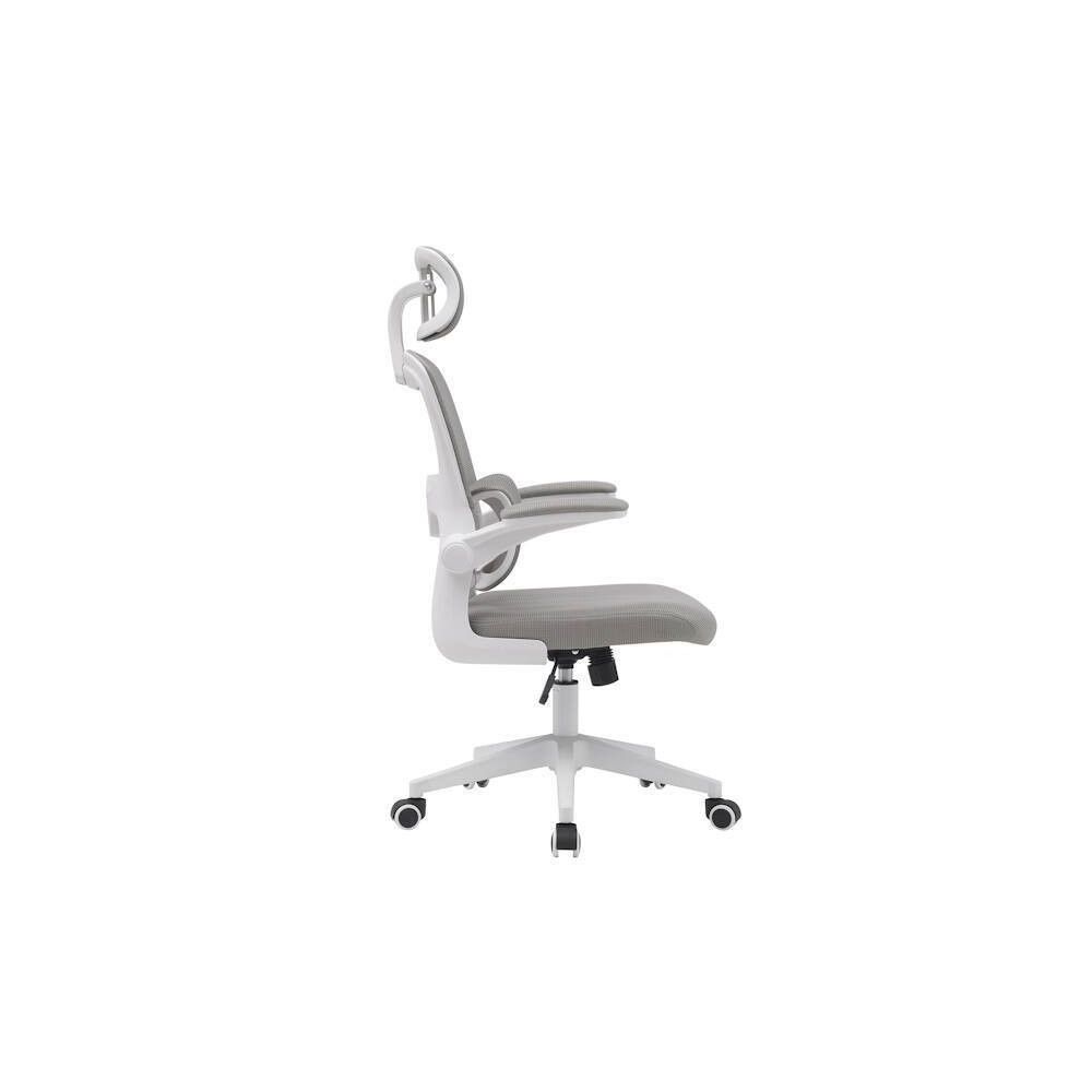 Silla de Oficina Ergonómica en Tejido 3D Gris