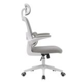Silla de Oficina Ergonómica en Tejido 3D Gris