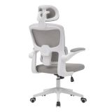 Silla de Oficina Ergonómica en Tejido 3D Gris