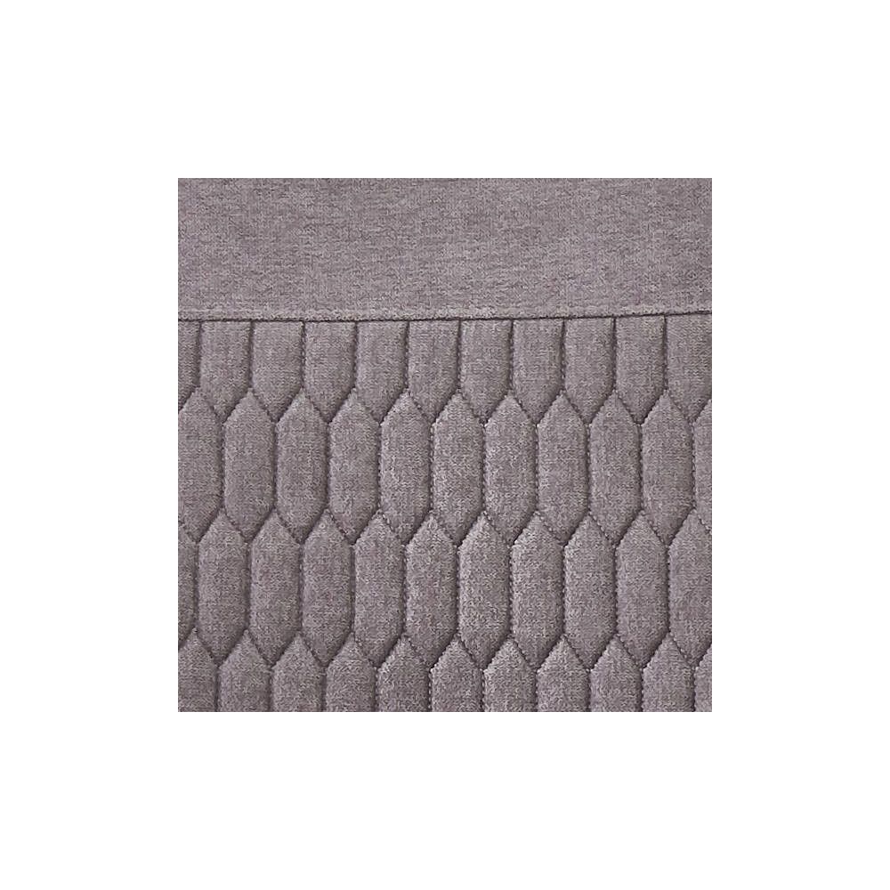 Pack de 4 Sillas de Madera con Relleno de Espuma, Tapizadas en Tela Gris, 44x60x99 cm