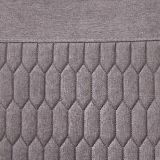 Pack de 4 Sillas de Madera con Relleno de Espuma, Tapizadas en Tela Gris, 44x60x99 cm