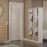 Estantería Alta Salón, Librería, Color Blanco, 180 cm (Alto)