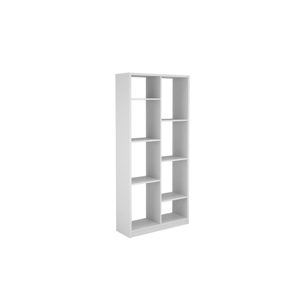 Estantería Alta Salón, Librería, Color Blanco, 180 cm (Alto)